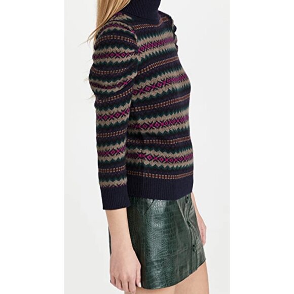 Autumn Cashmere Puff Sleeve Turtleneck, size Medium (fits size small) - Picture 4 of 12